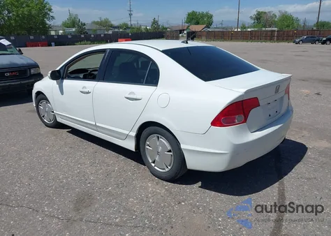 2008 Honda Civic Hybrid из США, поврежденный, VIN JHMFA36258S027131